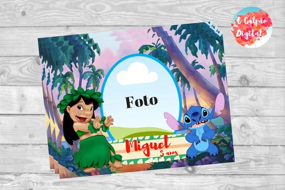 Ímã de Geladeira Lilo e Stitch