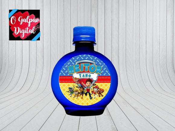 Rótulo de Água Ouro Fino Patrulha Canina
