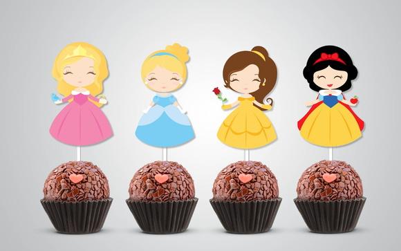 Topper Princesas