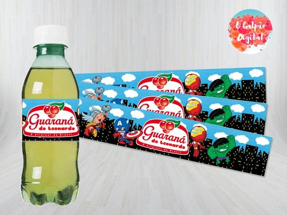 Rótulo de Guaraná Vingadores