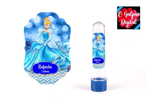 Rotulo de Tubete Cinderela