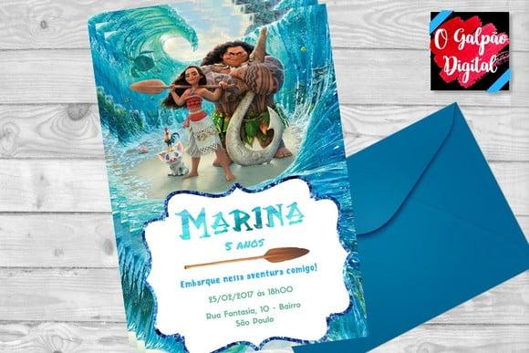 Convite Moana