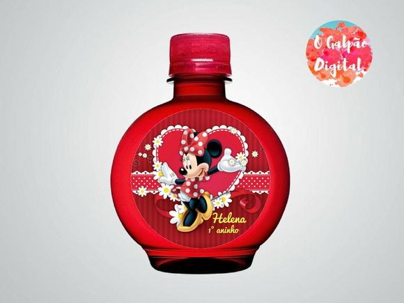Rótulo de Garrafa Ouro Fino Minnie
