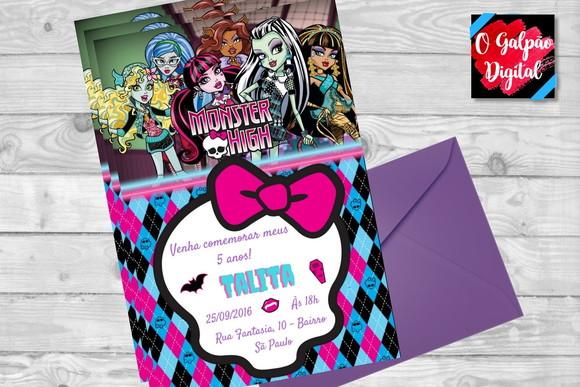 Convite Monster High