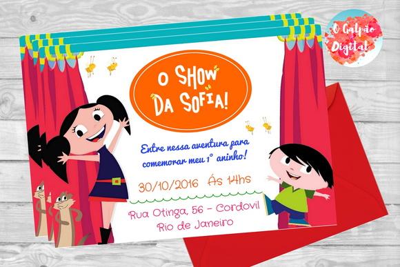Convite Show da Luna