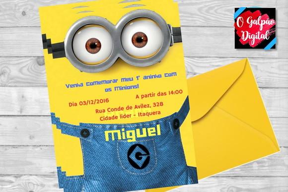 Convite Minions