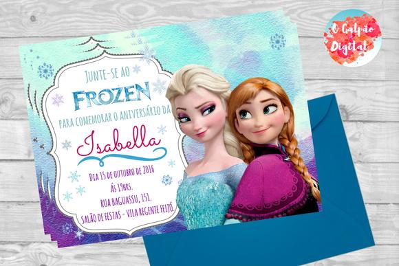 Convite Frozen