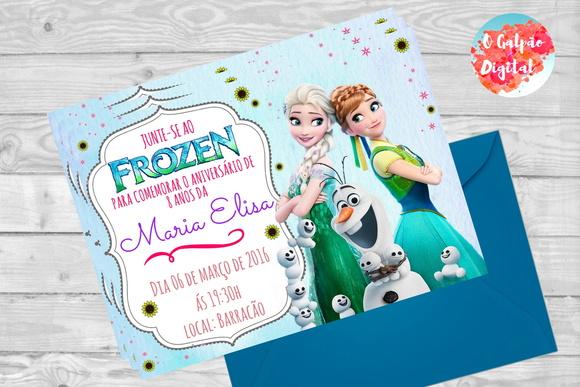 Convite Frozen