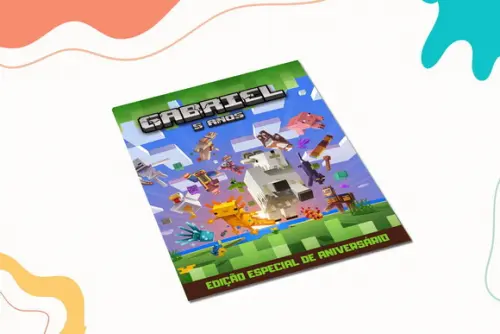 Revistinha de Colorir Minecraft