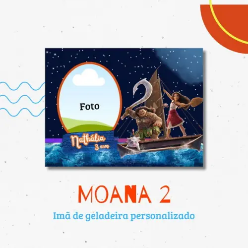 Ímã de Geladeira Moana 2