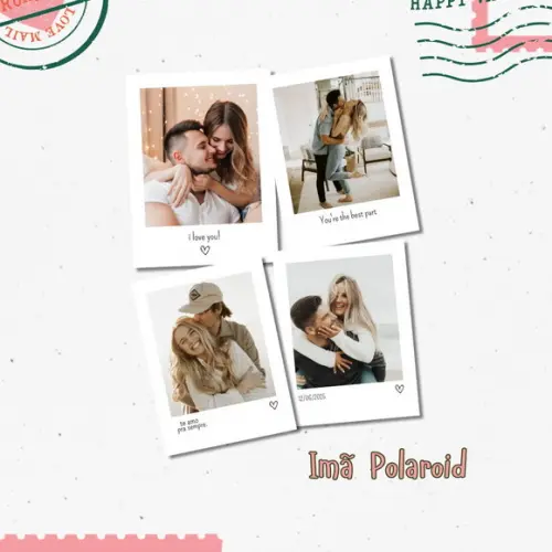Fotos Polaroid com Imã Dia dos Namorados (10 Unidades)
