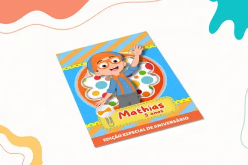 Revistinha de Colorir Blippi