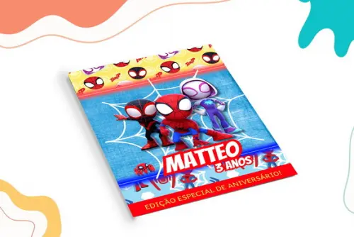 Revistinha de Colorir Spidey e Seus Amigos