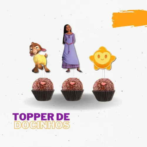 Topper de Docinho Wish