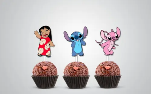 Topper de Docinho Stitch