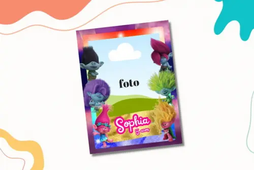 Imã de Geladeira Trolls 3