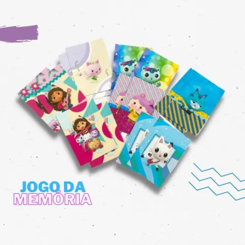 Jogo da Memória Casa Mágica de Gabby