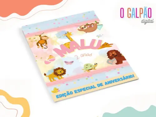 Revistinha de Colorir Animais