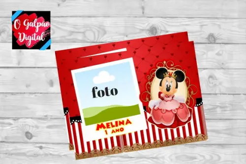 Ímã de Geladeira Minnie Realeza