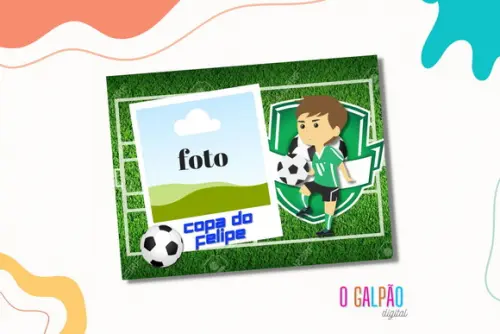 Imã de Geladeira Futebol