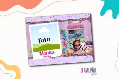 Imã de Geladeira a Casa Mágica de Gabby