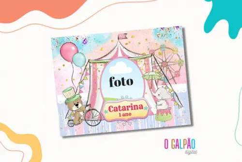 Imã de Geladeira Circo