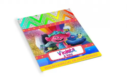 Revistinha de Colorir Trolls