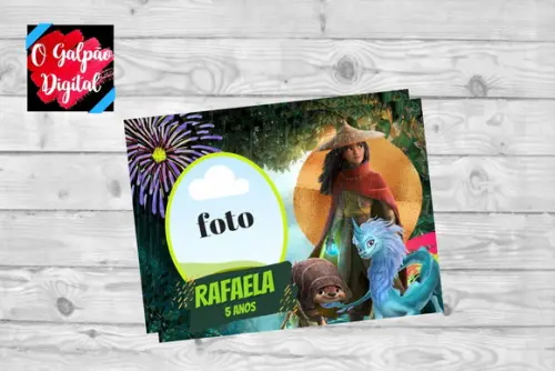 Imã de Geladeira Raya e o Último Dragão