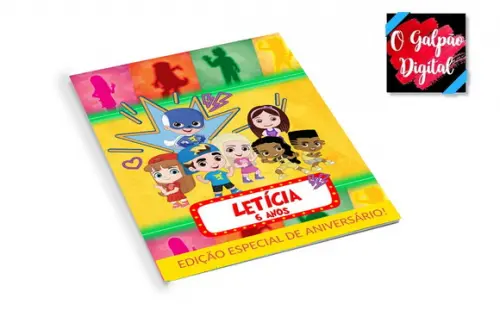 Revistinha de Colorir Aventureiros Luccas Neto