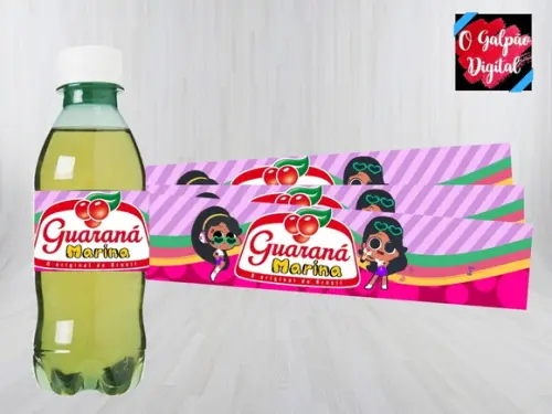 Rótulo de Guaraná Clube da Anittinha