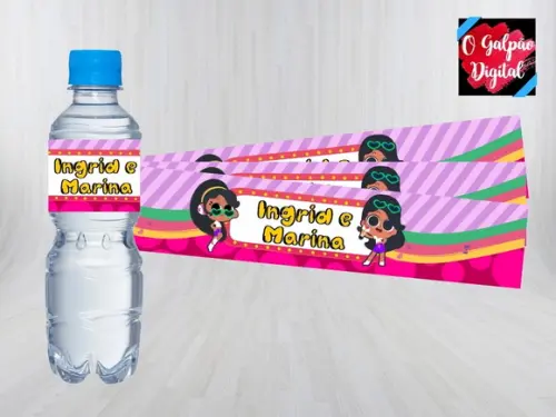 Rótulo de Água Clube da Anittinha