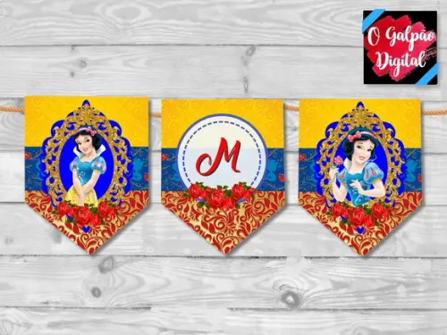 Bandeirola Branca de Neve