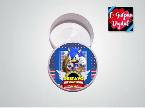 Rótulo de Latinha Sonic