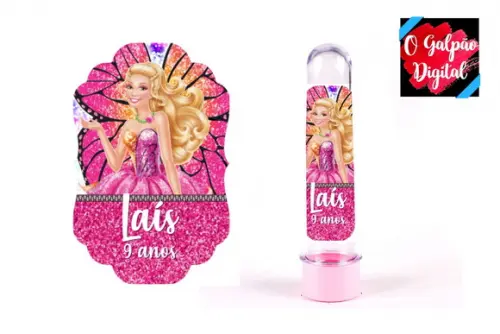 Rótulo de Tubete Barbie