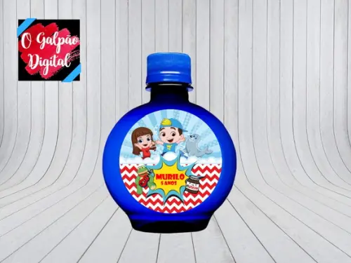 Rótulo de Água Ouro Fino Luccas Neto