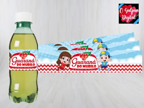 Rótulo de Guaraná Luccas Neto