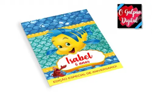 Revistinha de Colorir Linguado