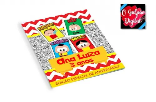 Revistinha de Colorir Turma da Mônica Toy