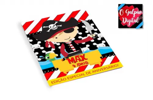 Revistinha de Colorir Pirata