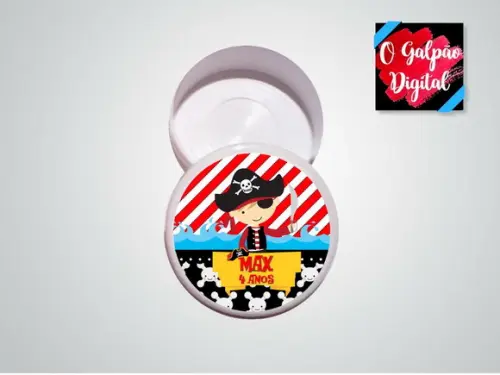 Rótulo de Latinha Pirata