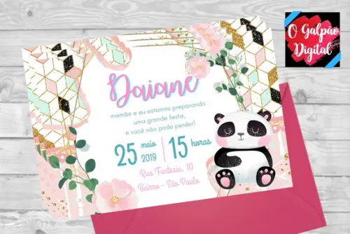 Convite Panda