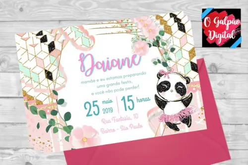 Convite Panda