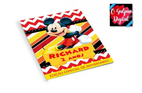 Revistinha de Colorir Mickey
