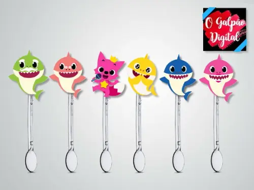Colherzinha Baby Shark