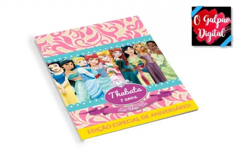 Revistinha de Colorir Princesas