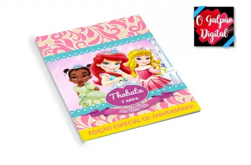 Revistinha de Colorir Princesas Baby