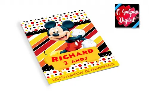 Revistinha de Colorir Mickey