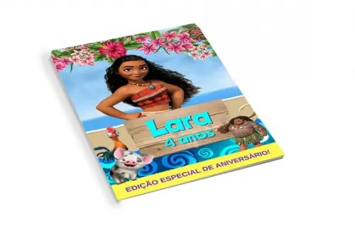 Revistinha de Colorir Moana