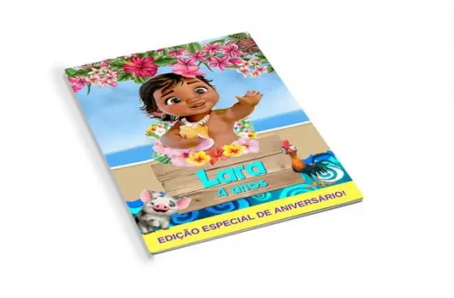 Revistinha de Colorir Moana Baby