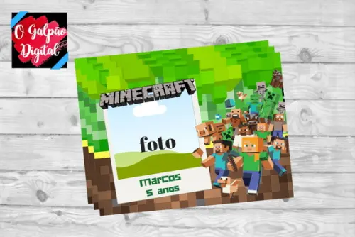 Imã de Geladeira Minecraft